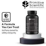 Primitive Scientific Whole Food Multivitamins packaging details