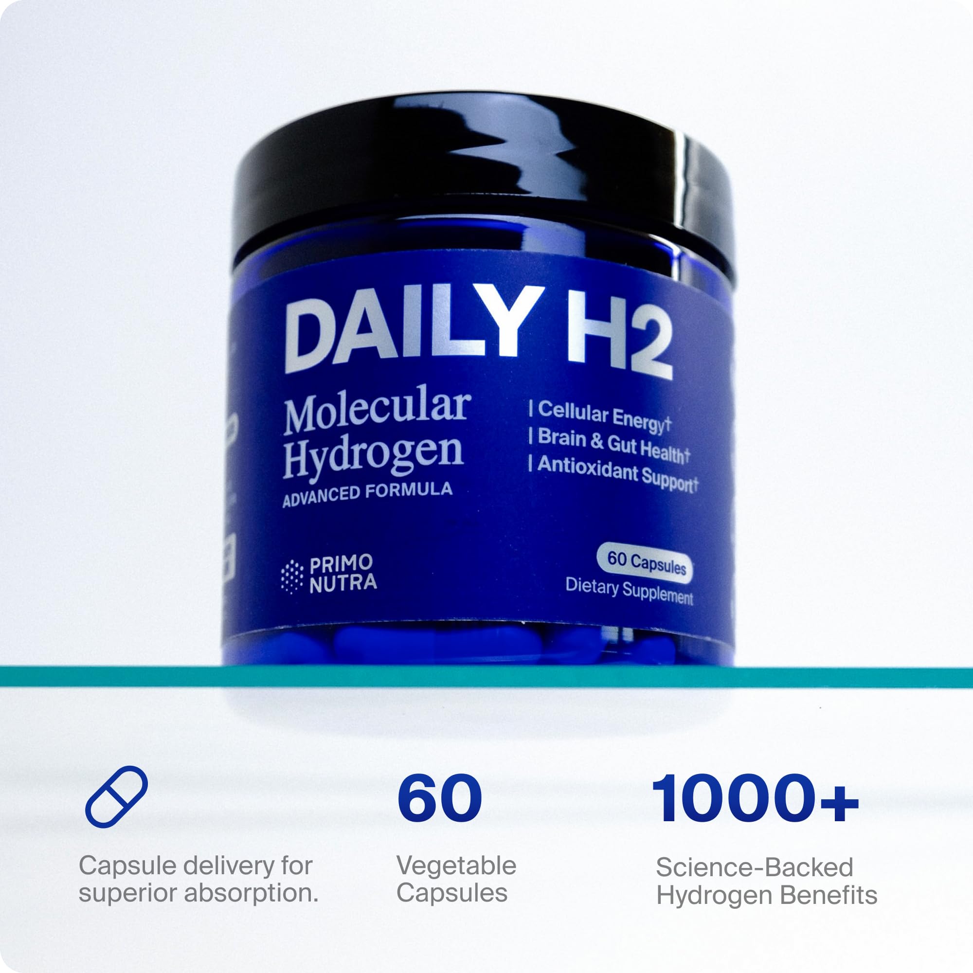 PRIMONUTRA DailyH2 capsules with measuring spoon