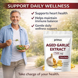 primus Odorless Aged Garlic Extract Softgels close-up