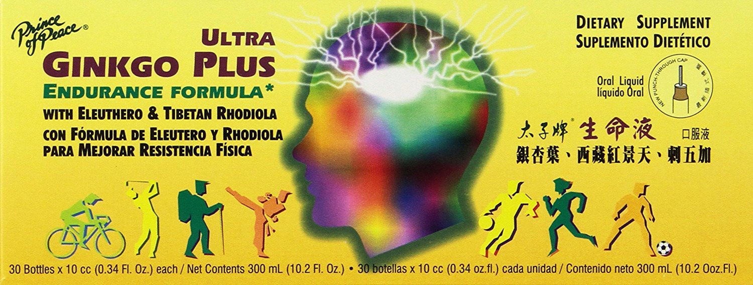 Prince Of Peace Ginkgo Biloba liquid supplement front view