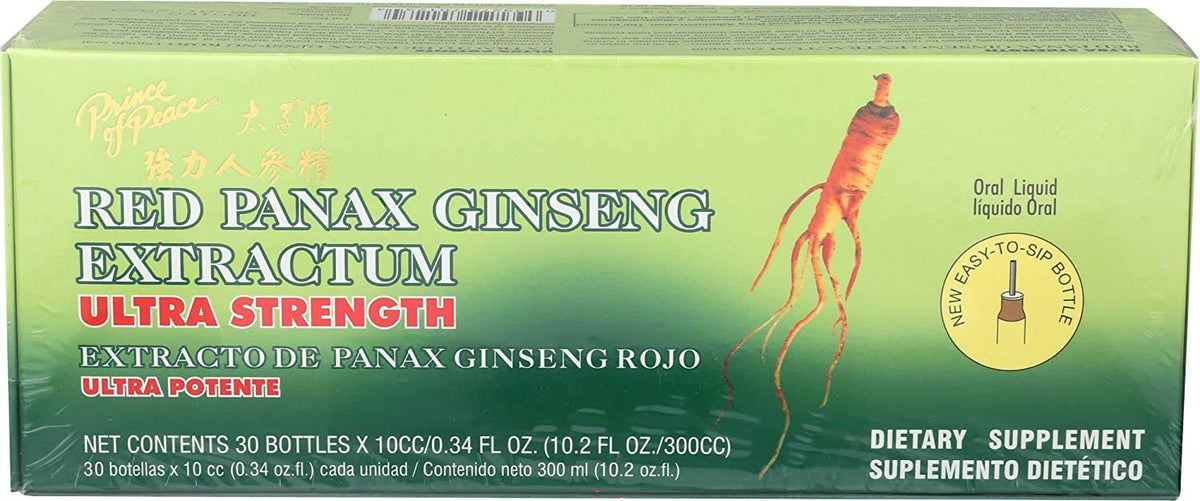 Prince Of Peace Red Panax Ginseng Extractum Ultra Strength 142g bottle front view