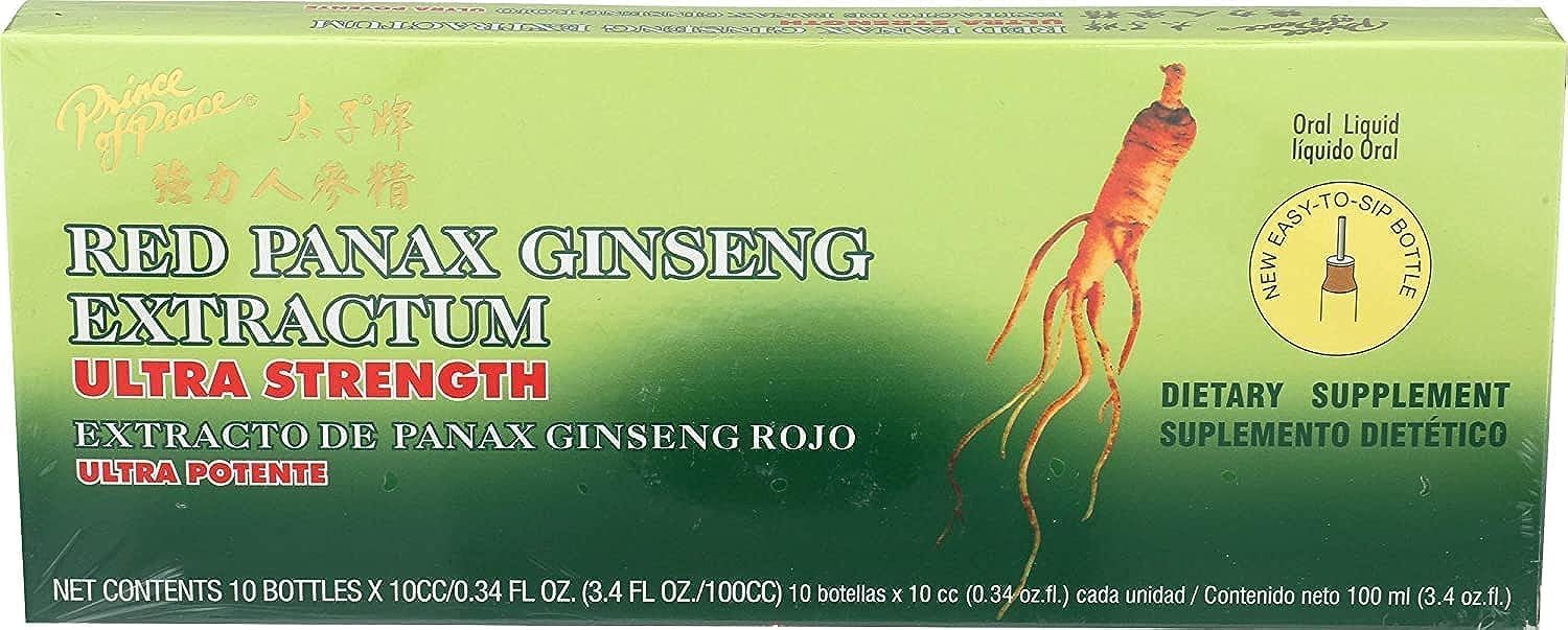 Prince Of Peace Ultra Strength Red Panax Ginseng Extract 30 bottles in packaging