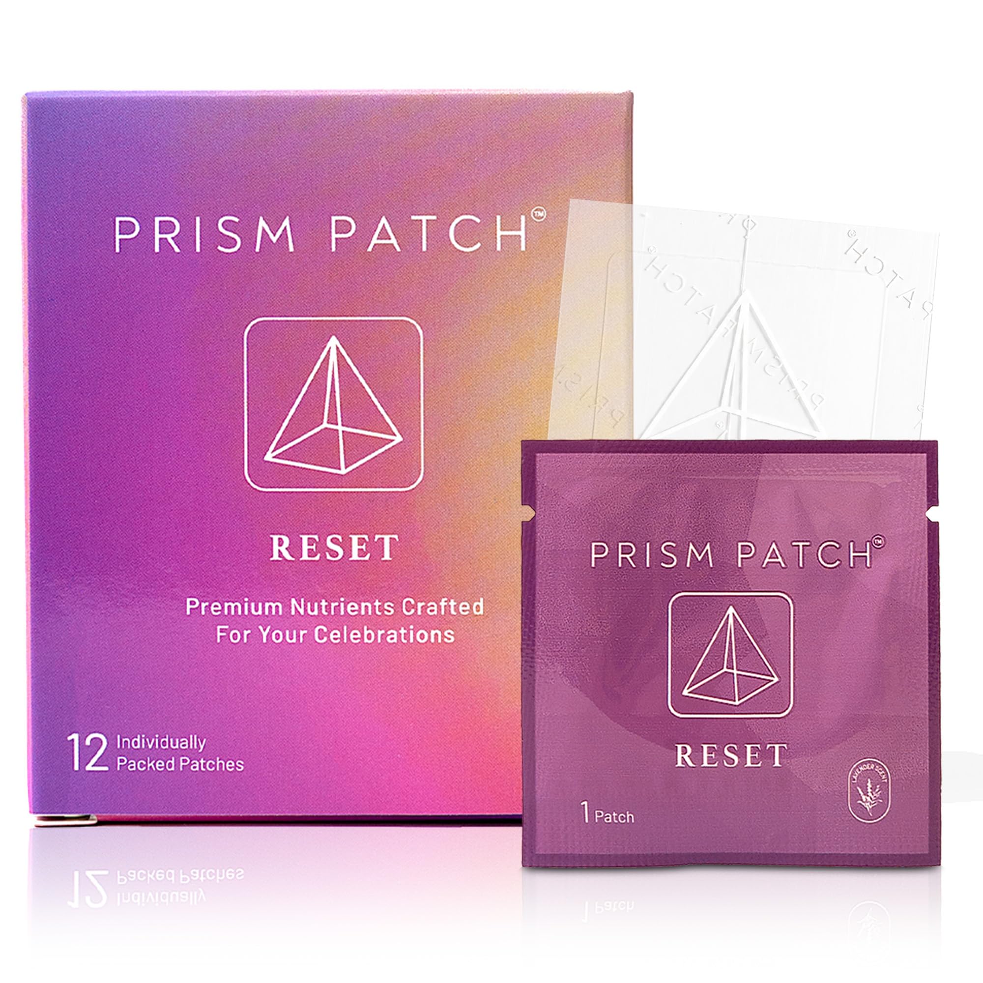 Prism Patch RESET Wellness Patches lavender scented front view