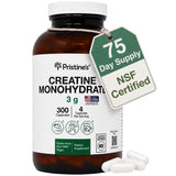 PRISTINE'S Creatine Monohydrate 3000MG supplement front view