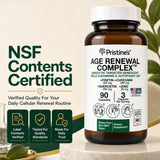PRISTINE'S Curcumin Supplements side view showing capsules