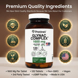 PRISTINE'S Glutathione Support Tablets side view showing large size