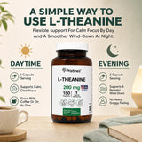 PRISTINE'S L Theanine 200 mg capsule packaging