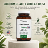 PRISTINE'S L Theanine 200 mg capsule side view