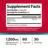 PristineRoot Berberine Supplement 1200mg packaging