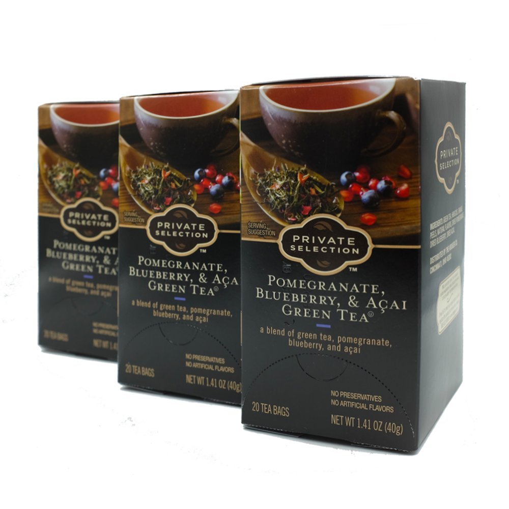 Private Selection Green Tea tea bags packaging
