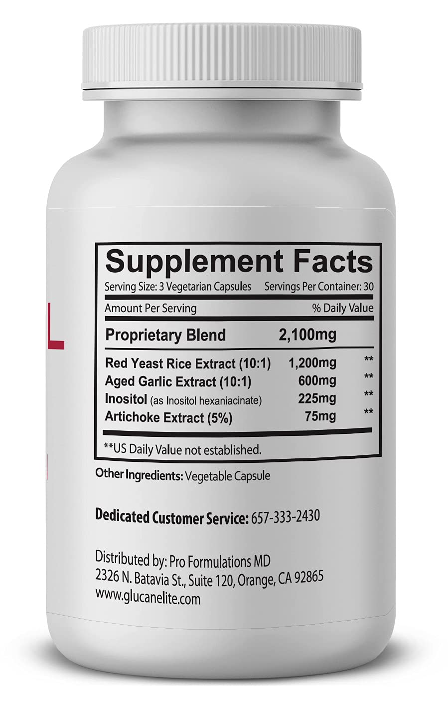 Pro Formulations MD Cholesterol Elite bottle with label