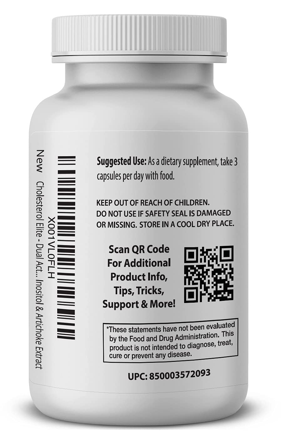 Pro Formulations MD Cholesterol Elite capsules on a wooden surface