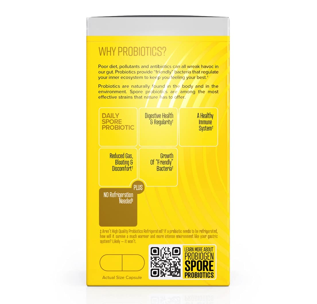 Probiogen Daily daily Balance Probiotic ingredients list