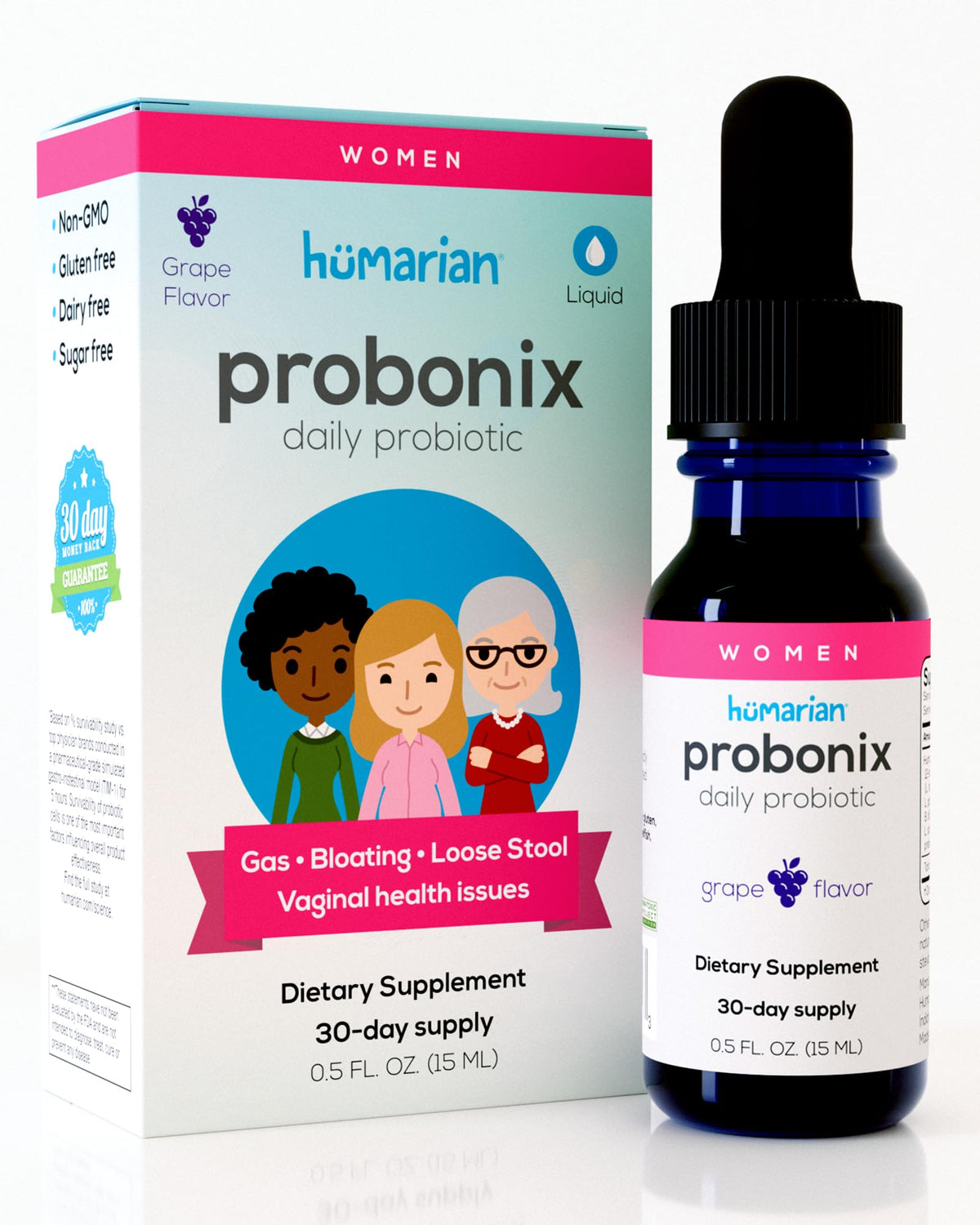 Probonix Probiotics for Women 50g front view