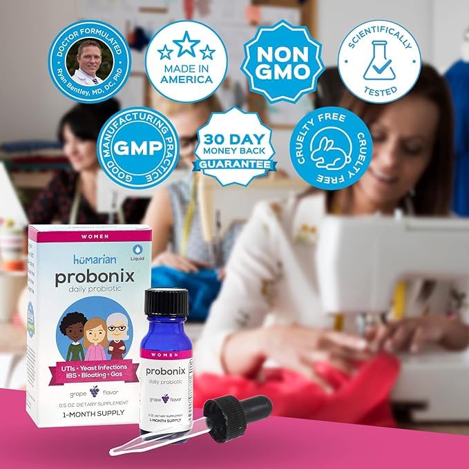Probonix Probiotics for Women 50g label close-up