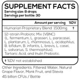 Probonix Probiotics for Women 50g packaging details