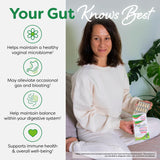 Probulin Women's UT Probiotic Capsules with a glass of water