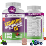 ProCare Health Bariatric Multivitamin Chewables 90 tablets front view