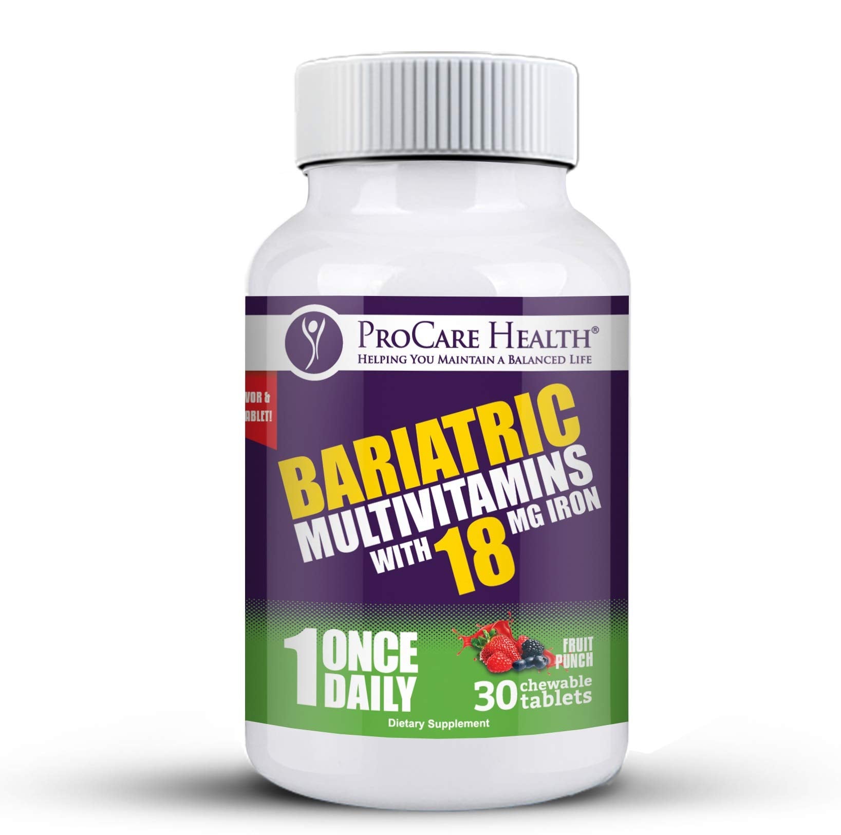 ProCare Health Bariatric Multivitamin Chewables with other dietary supplements