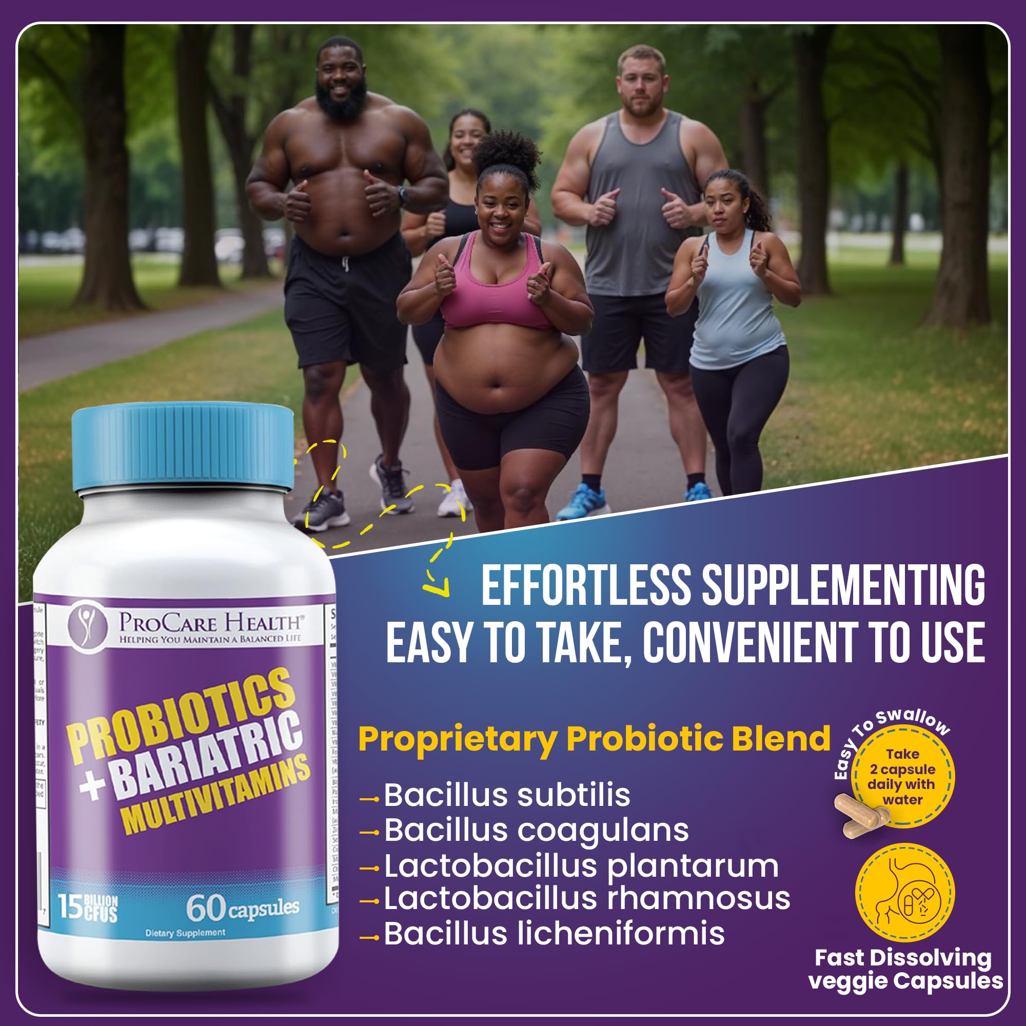 ProCare Health Bariatric Multivitamins ingredients list