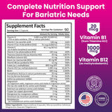 ProCare Health Multivitamin for Bariatric Patients bottle side view