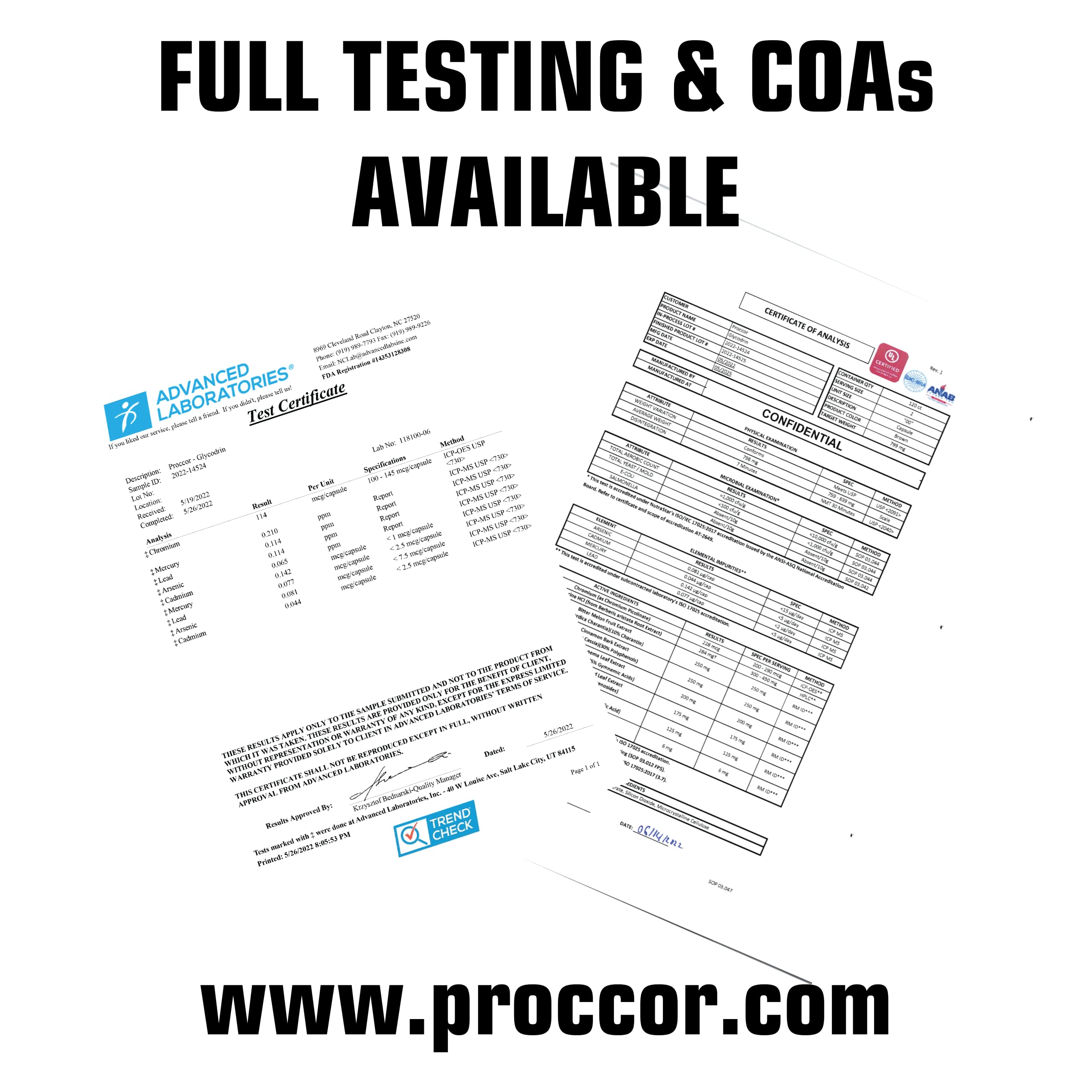 PROCCOR Blended Vitamin & Mineral Supplement capsule close-up