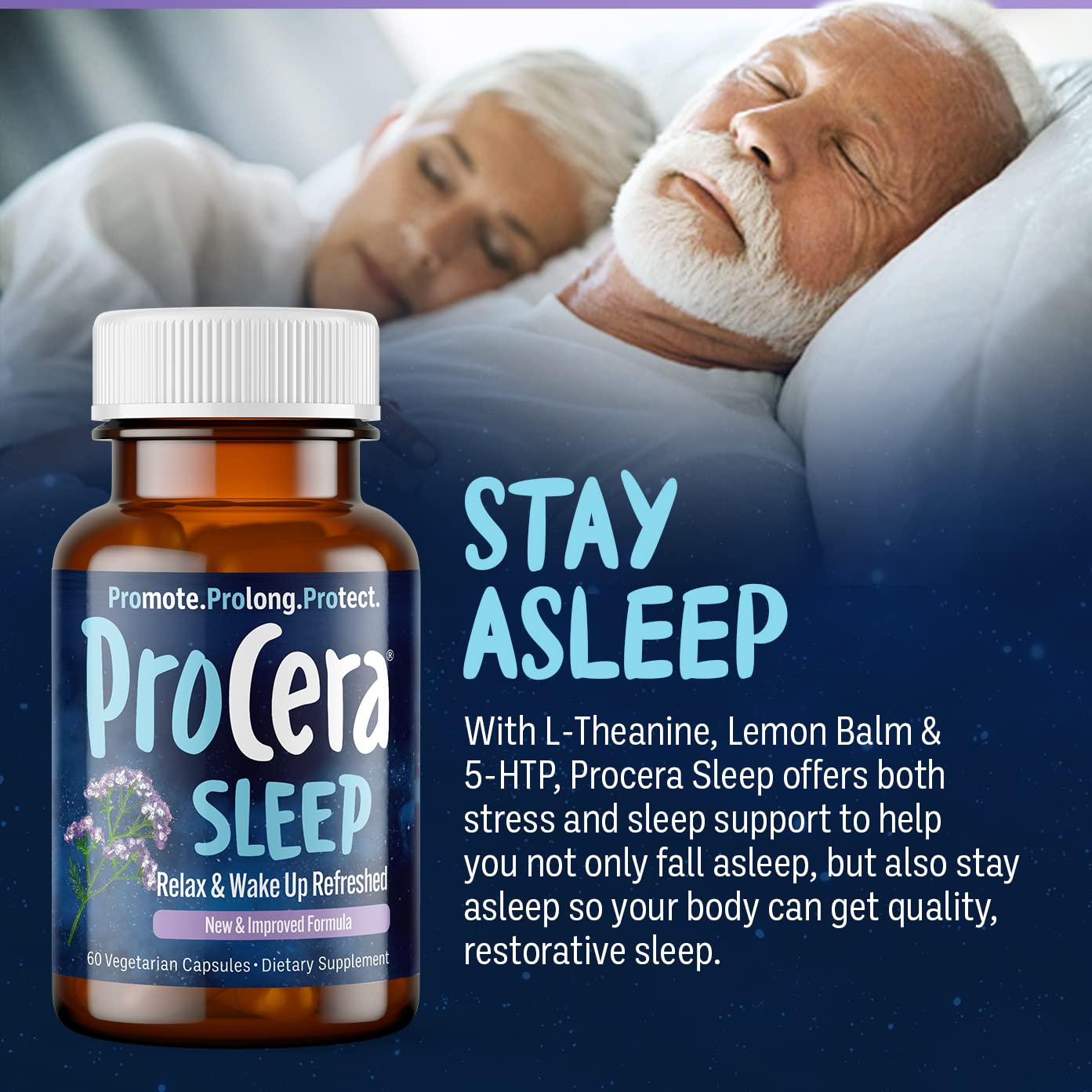 Procera Sleep Supplement capsule bottle back view