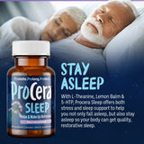 Procera Sleep Supplement capsule bottle back view