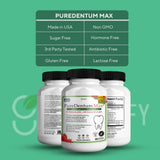 ProDentim Max Probiotic Capsules on a wooden table
