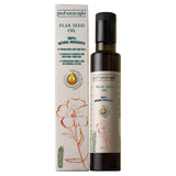 Prof Saracoglu Flaxseed Oil 250g amber glass bottle front view