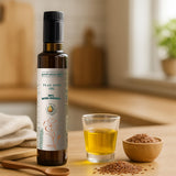Prof Saracoglu Flaxseed Oil 250g used in a hair