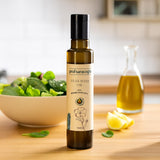 Prof Saracoglu Flaxseed Oil 250g used in a salad dressing