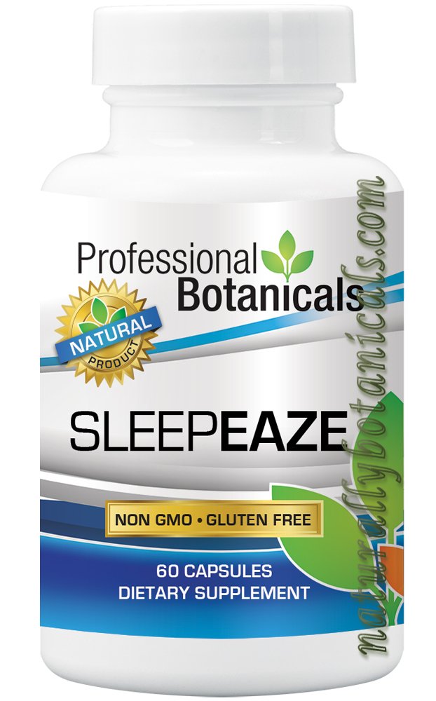 Professional Botanicals Sleep Eaze 60 vegetarian capsules front view
