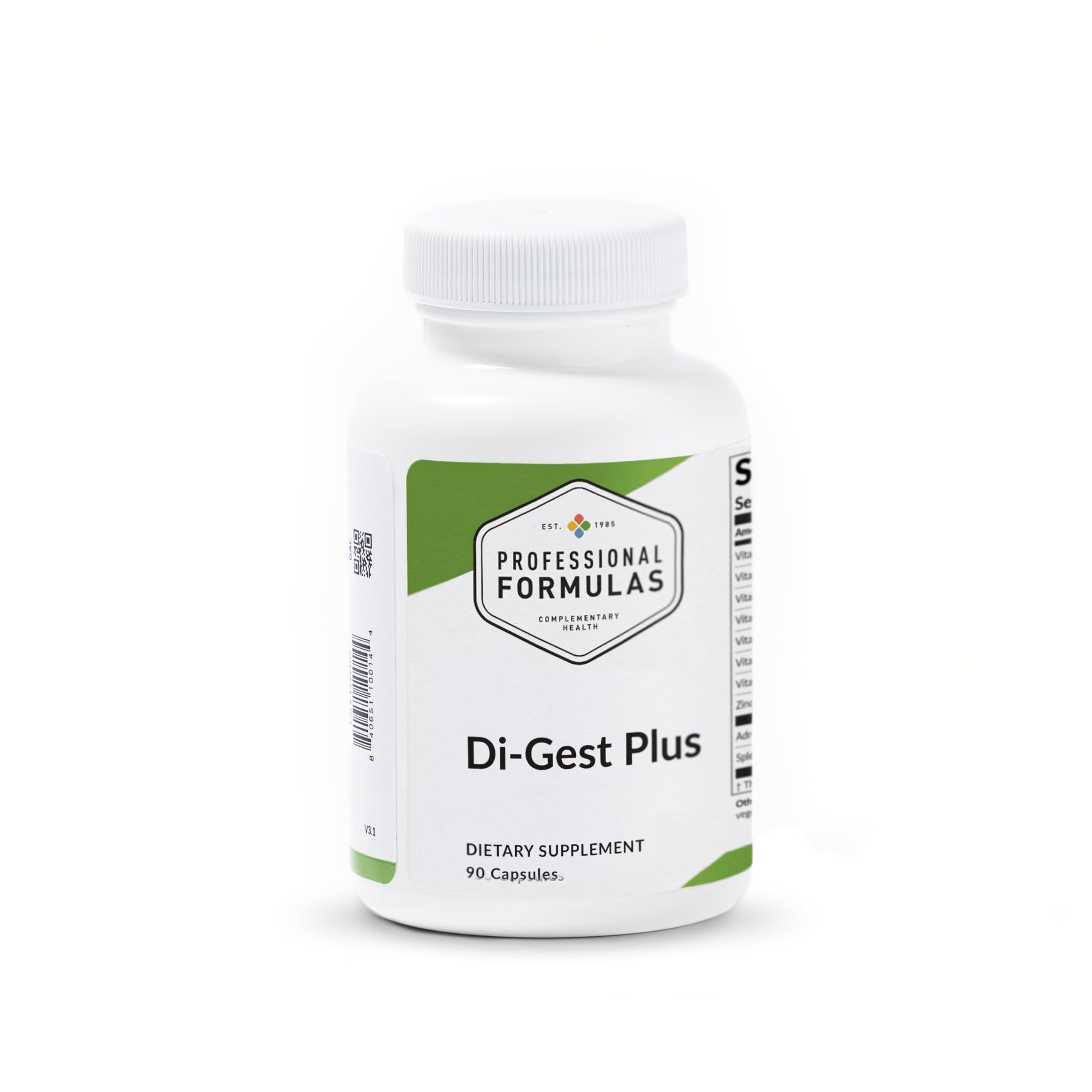 PROFESSIONAL COMPLEMENTARY HEALTH FORMULAS Multi-Enzymes 90 Capsules front view