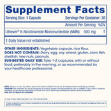 ProHealth B3 (Niacin) 500mg Uthever NMN Capsules with a measuring spoon