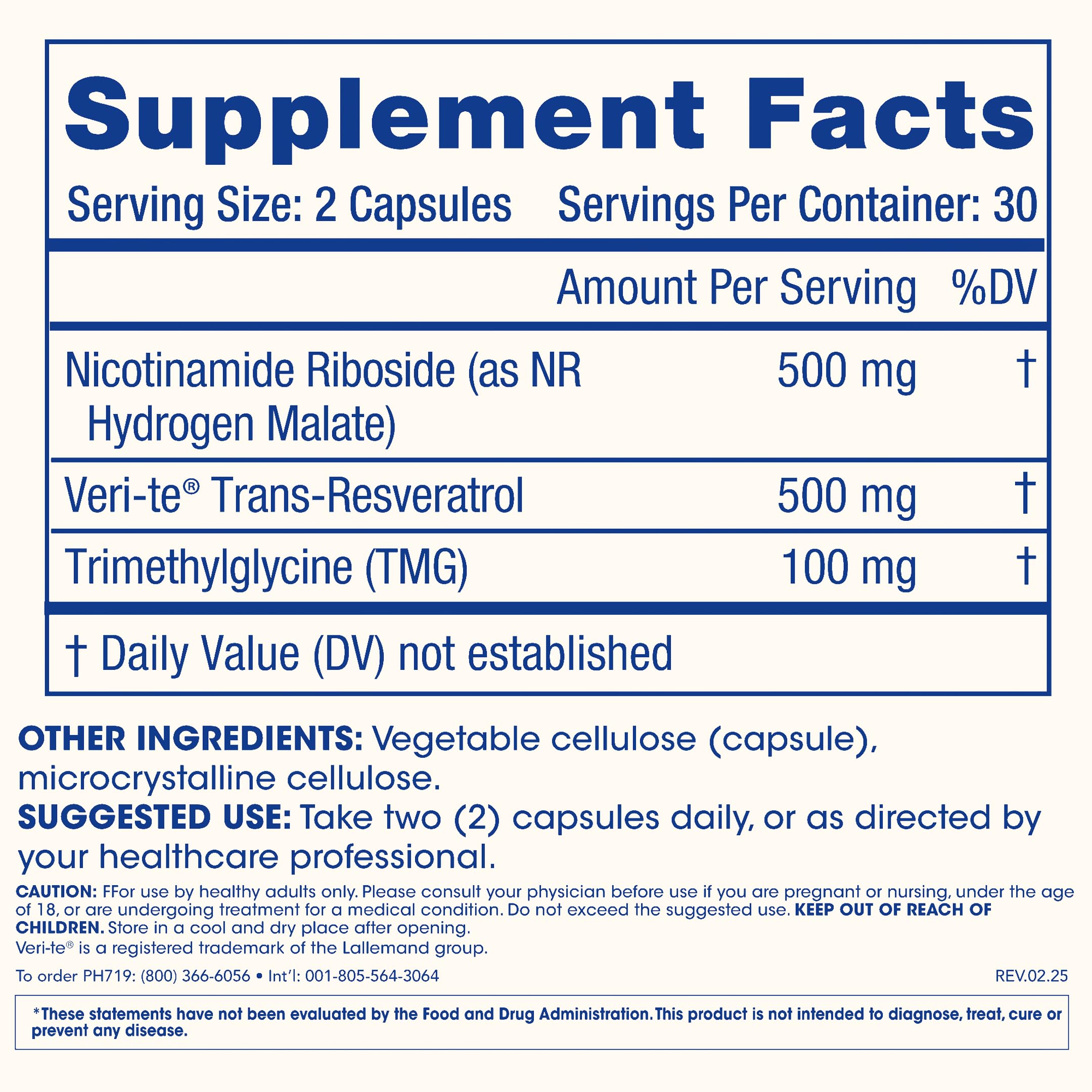 ProHealth B3 (Niacin) Supplement 500mg 60 Capsules on a wooden table