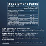 ProHealth Green Tea EGCG Extreme 390mg capsules side view