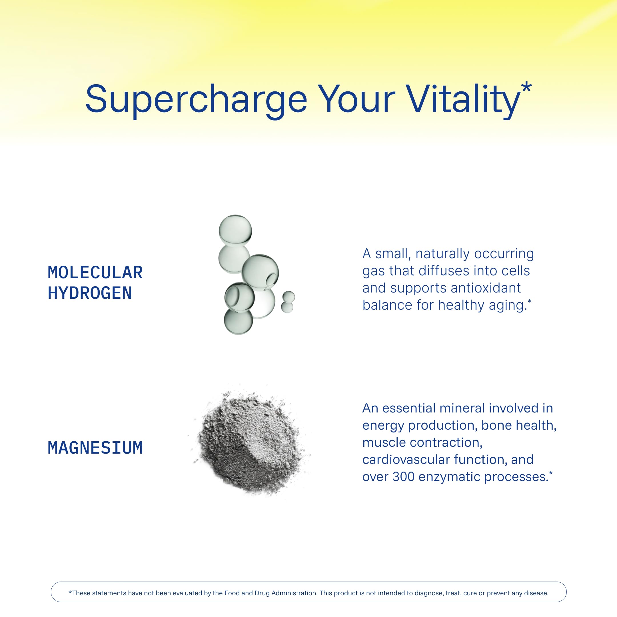 ProHealth Molecular Hydrogen Supplement on a kitchen counter