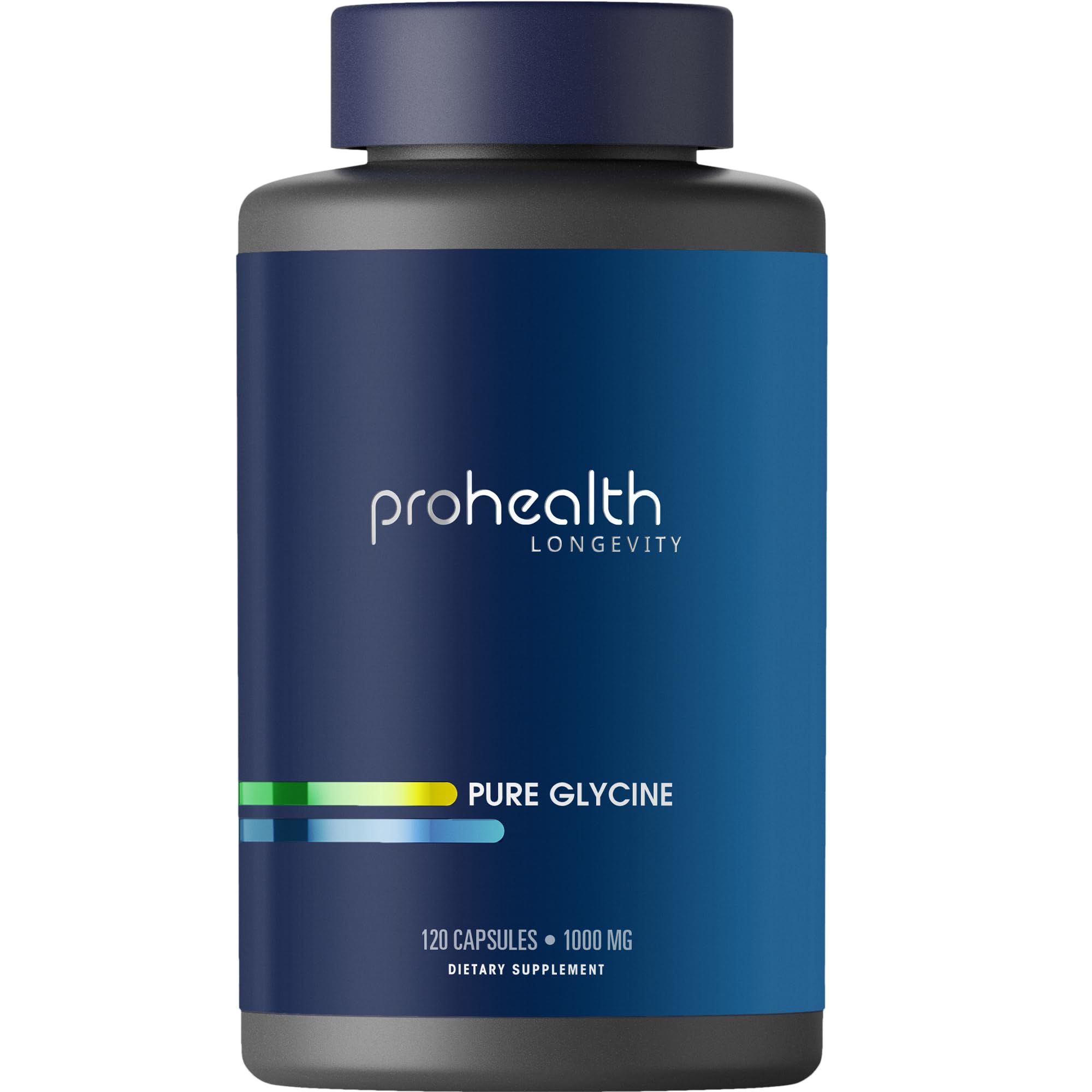 ProHealth Pure Glycine 1000 mg Capsules front view with packaging