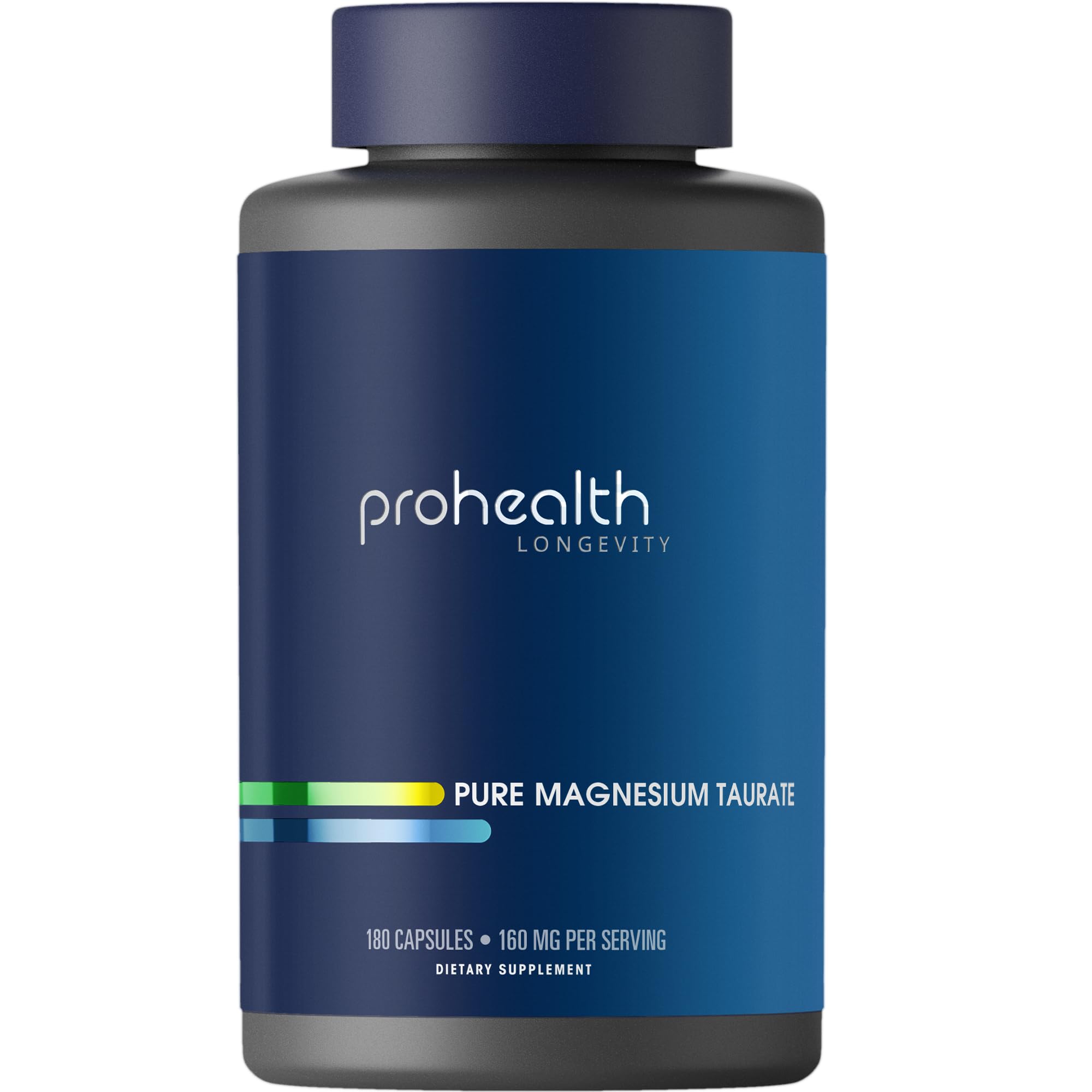 ProHealth Pure Magnesium Taurate 160mg 90 Capsules front view