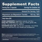 ProHealth Pure Magnesium Taurate 160mg 90 Capsules side view