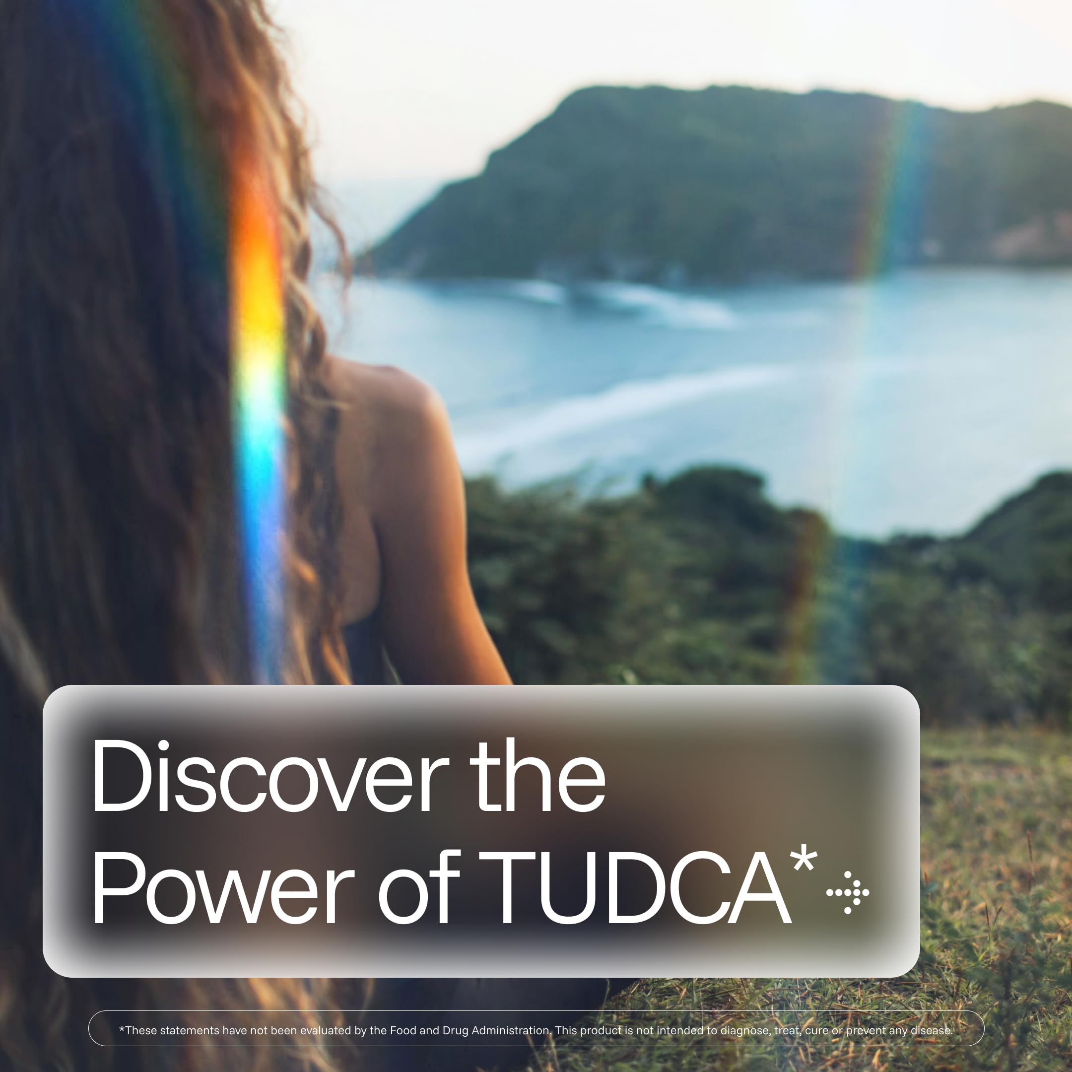 ProHealth Pure TUDCA 500mg capsules side view showing dosage