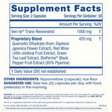 ProHealth Trans-Resveratrol capsules on a wooden table