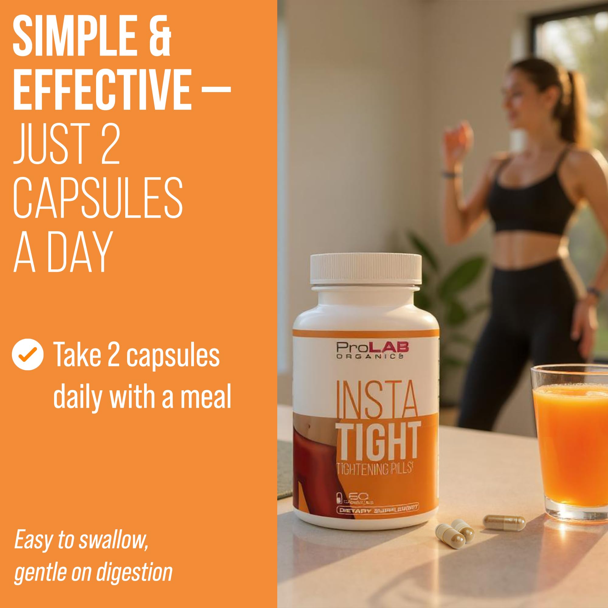 ProLab Organics InstaTight Herbal Capsules ingredients list