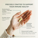 Prominent Nutrition Fucoidan Capsules 250mg on a table
