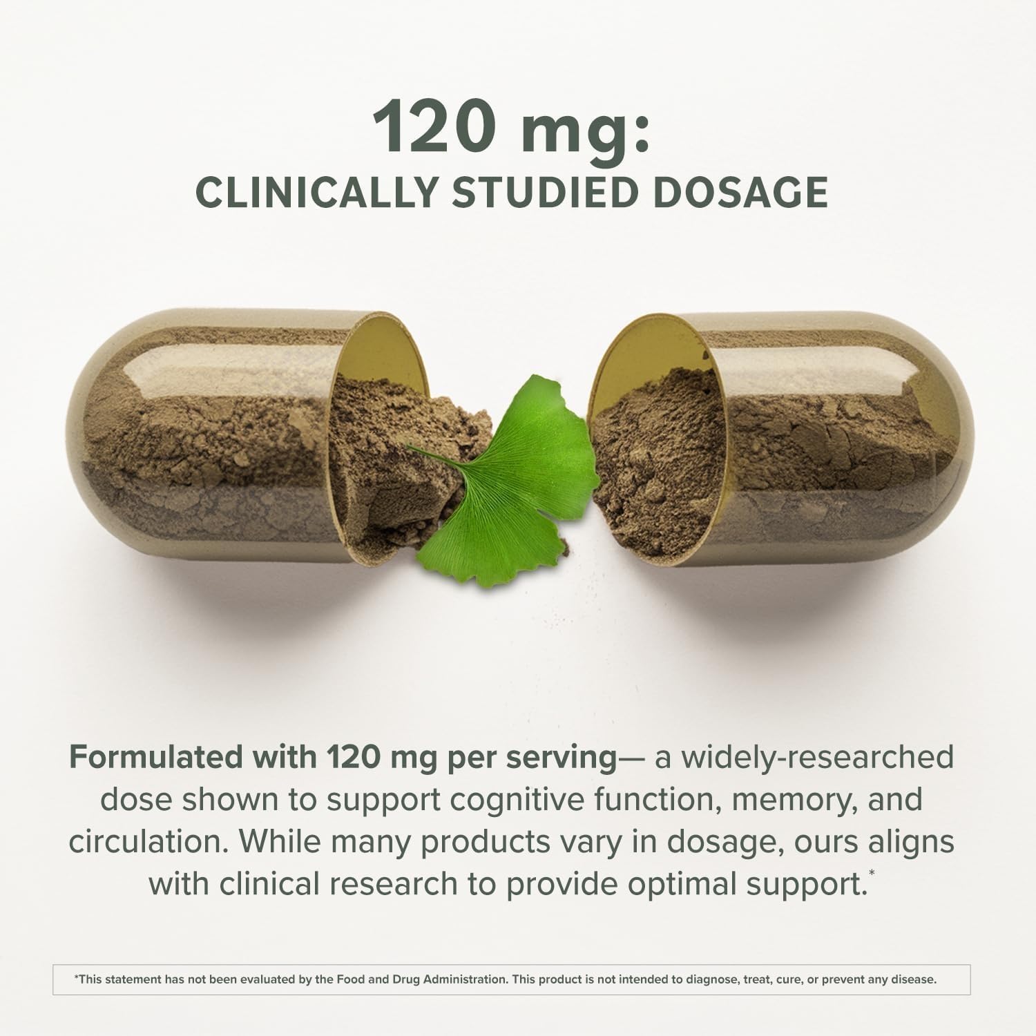 Prominent Nutrition Ginkgo Biloba capsules on a wooden surface