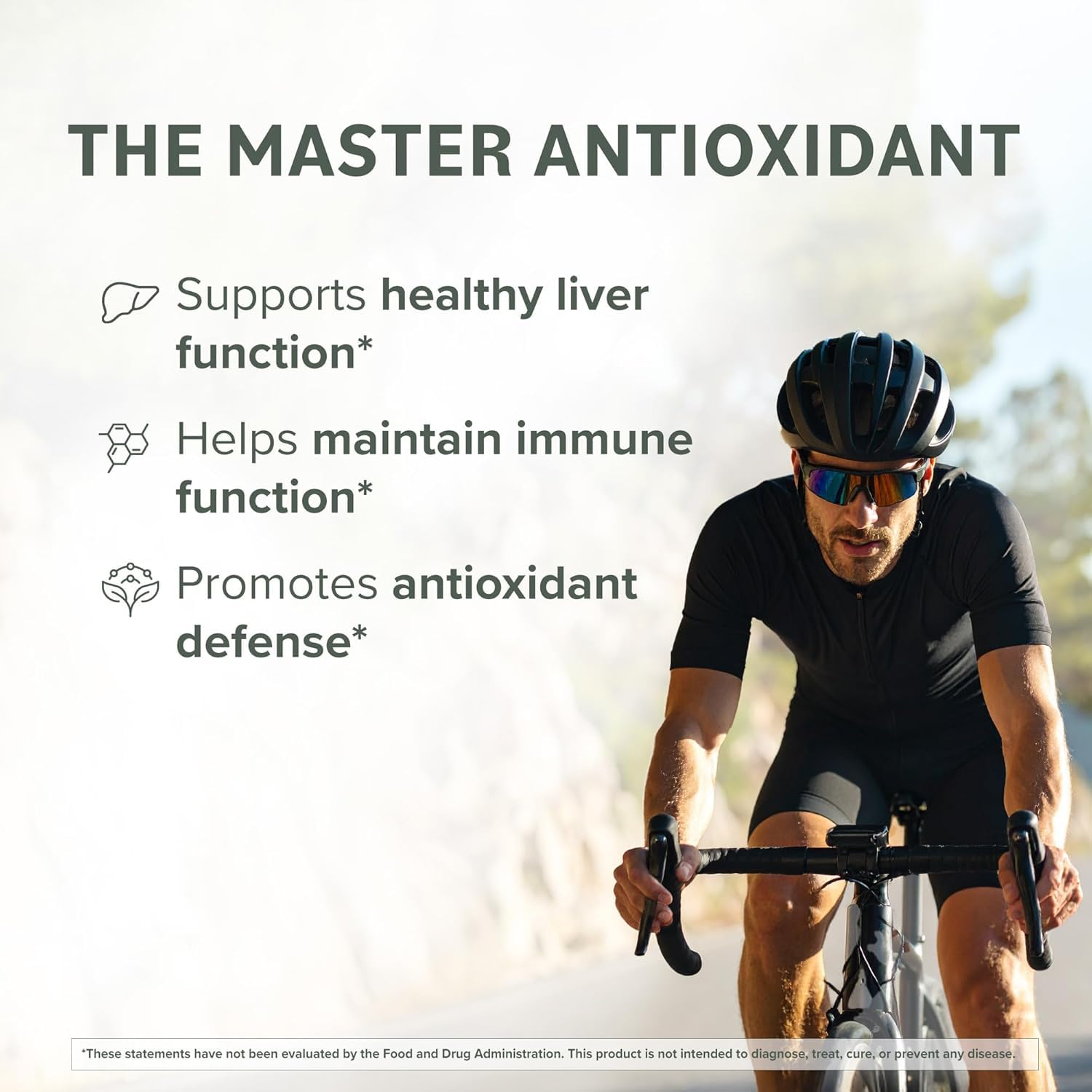 Prominent Nutrition S-Acetyl-L-Glutathione 100mg side view of bottle