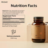 ProMix Nutrition B12 Supplement side view showing capsule