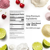 ProMix Nutrition BCAA Powder Cherry Lime 200g back view
