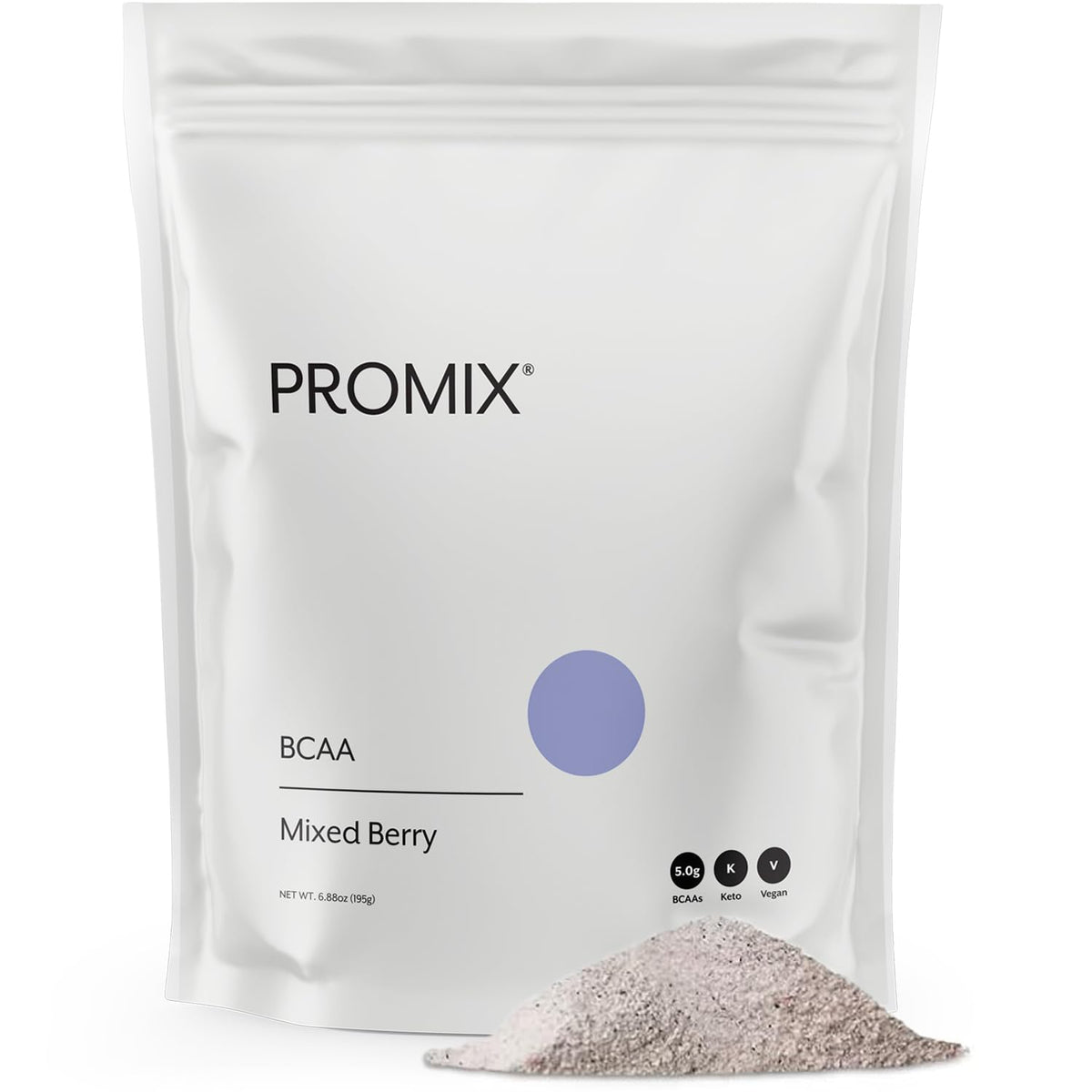 ProMix Nutrition BCAA Powder Mixed Berry front view